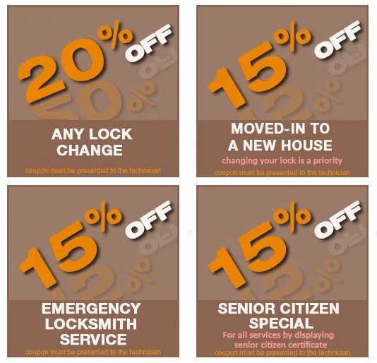 Florida Center North FL Locksmith, Florida Center North, FL 407-270-0565 - coupon19-set-four